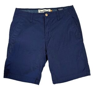 Tailor Vintage Navy Blue Shorts Slim Fit Luxe Performance Size 30